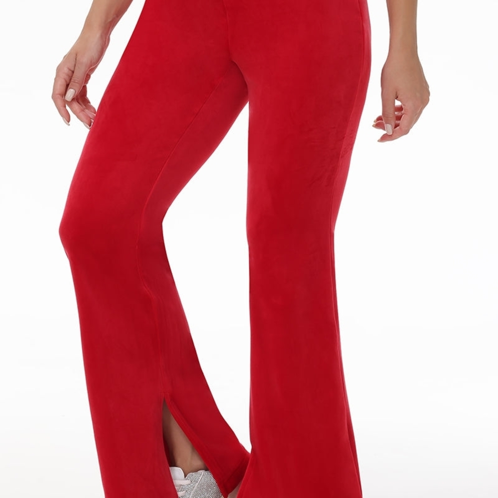 Juicy Couture Vibrant Red Flare Pants